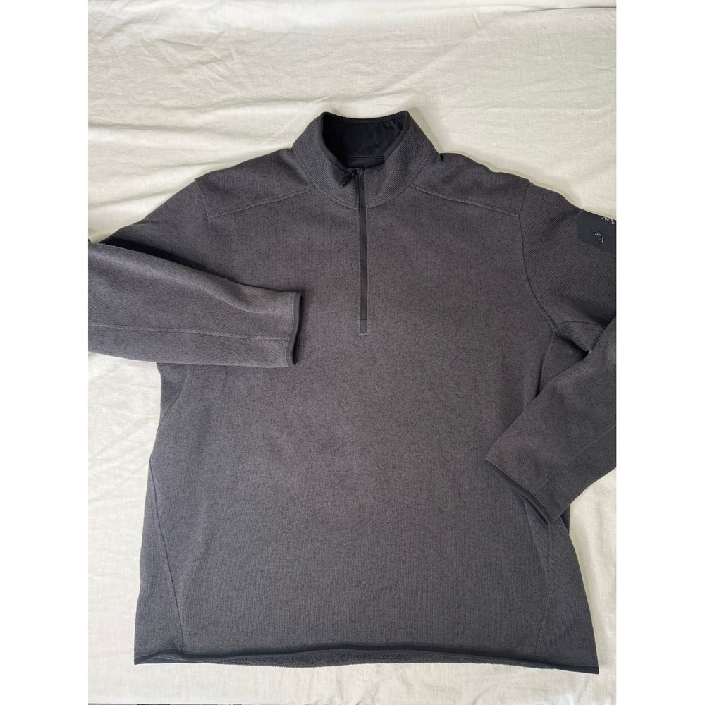 Arc'teryx Covert 1/2 Zip Fleece Pullover Men's XL Black Heather II BNWT